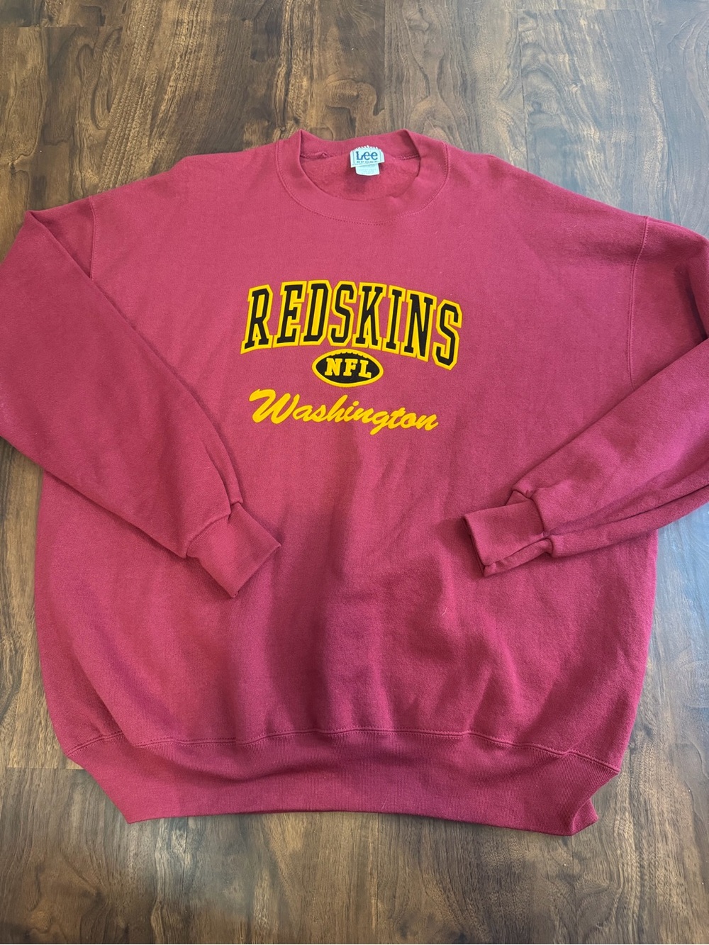 Lee Sport Vintage Washington Redskins Maroon Crewneck Sweatshirt